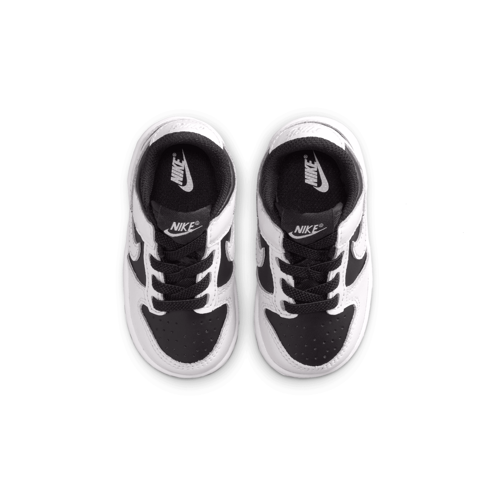 Baby/Toddler Nike Dunk Low "Black Platinum Tint White"