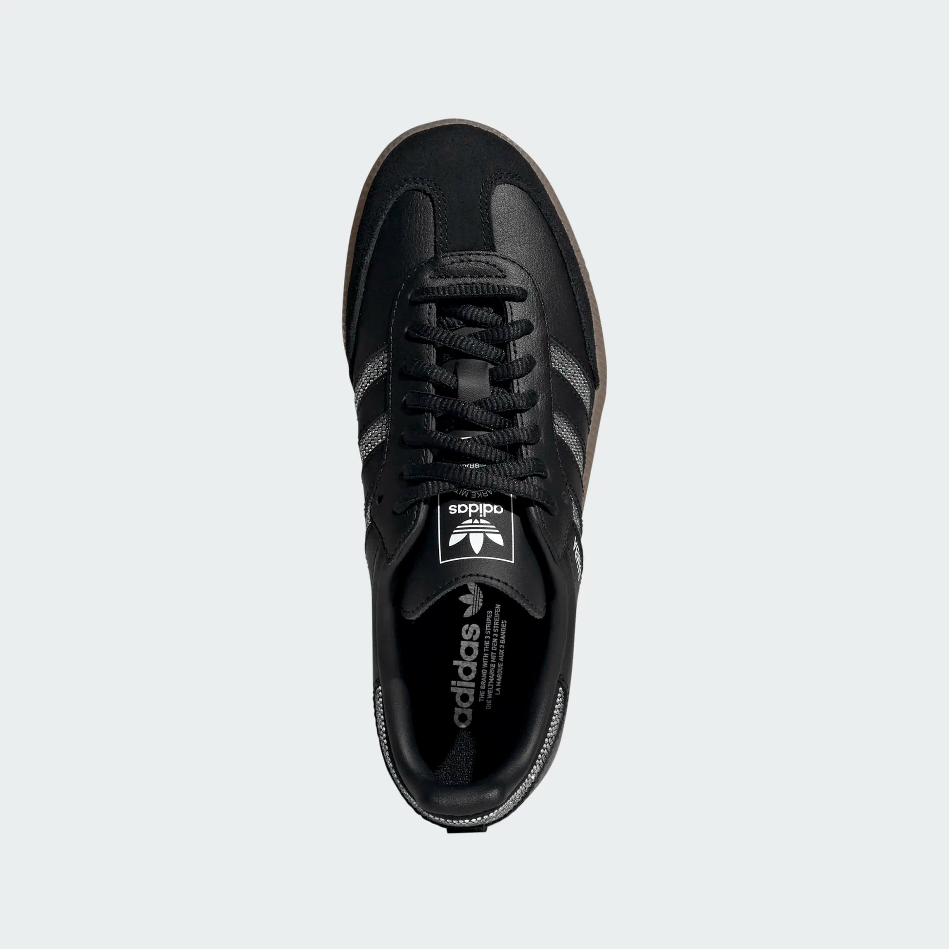 Big Kids' Adidas Samba OG "Rhinestone Black Silver" (Unisex)